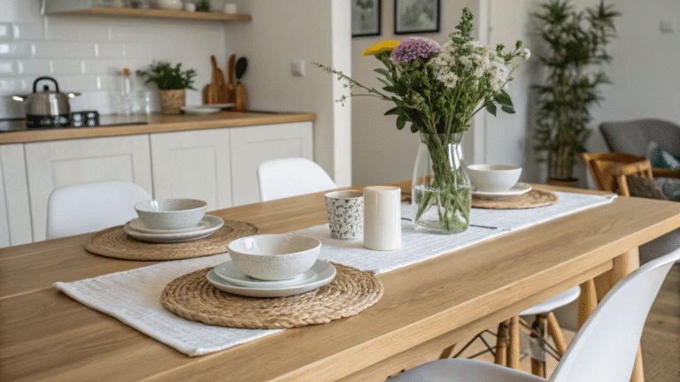 matte finish coasters for scandinavian dining spac