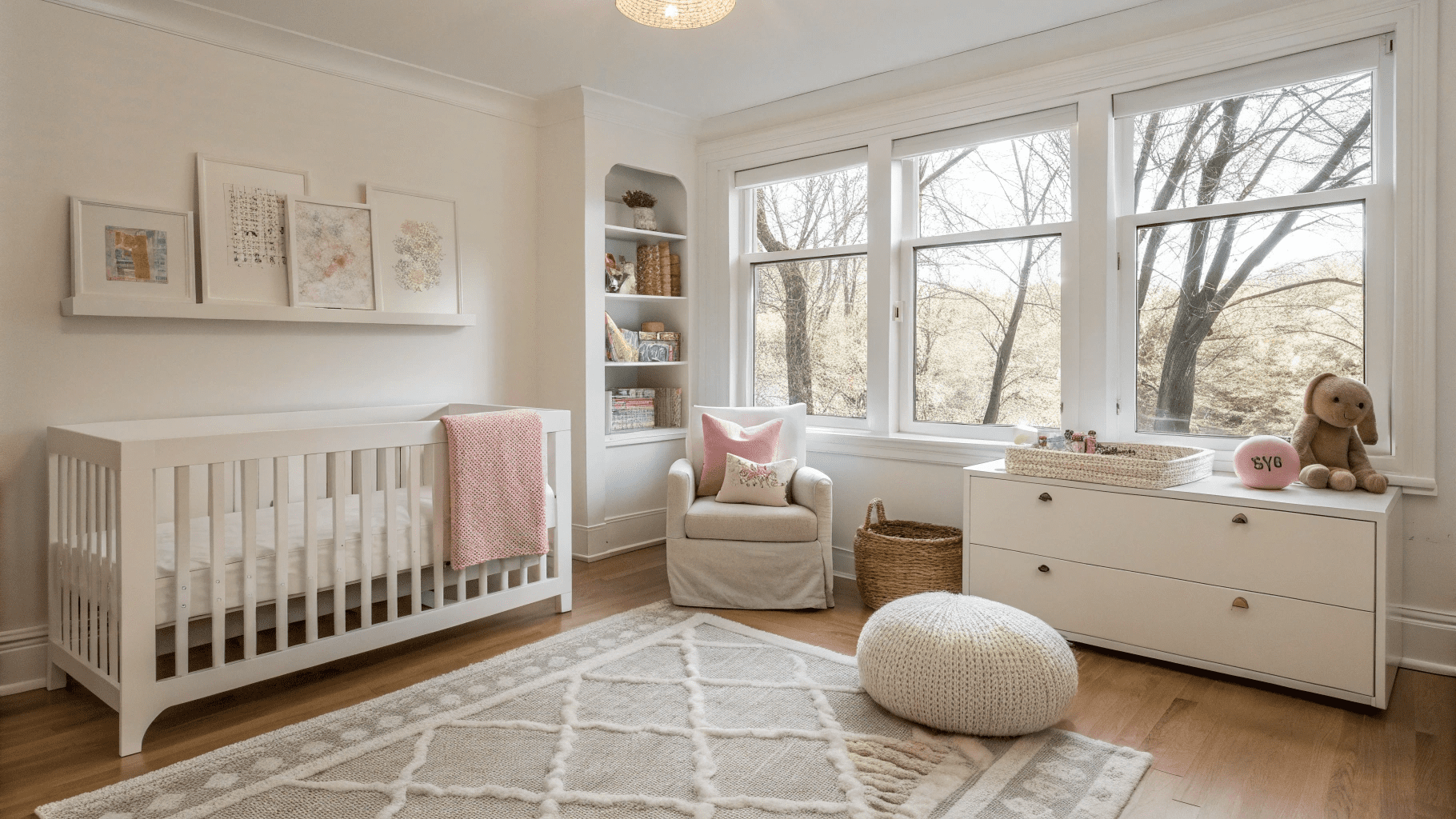 12+ Minimalist Nursery Design Ideas for Calm Spaces