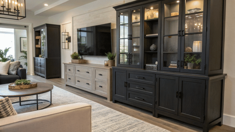 modern matte black hardware ideas for living rooms