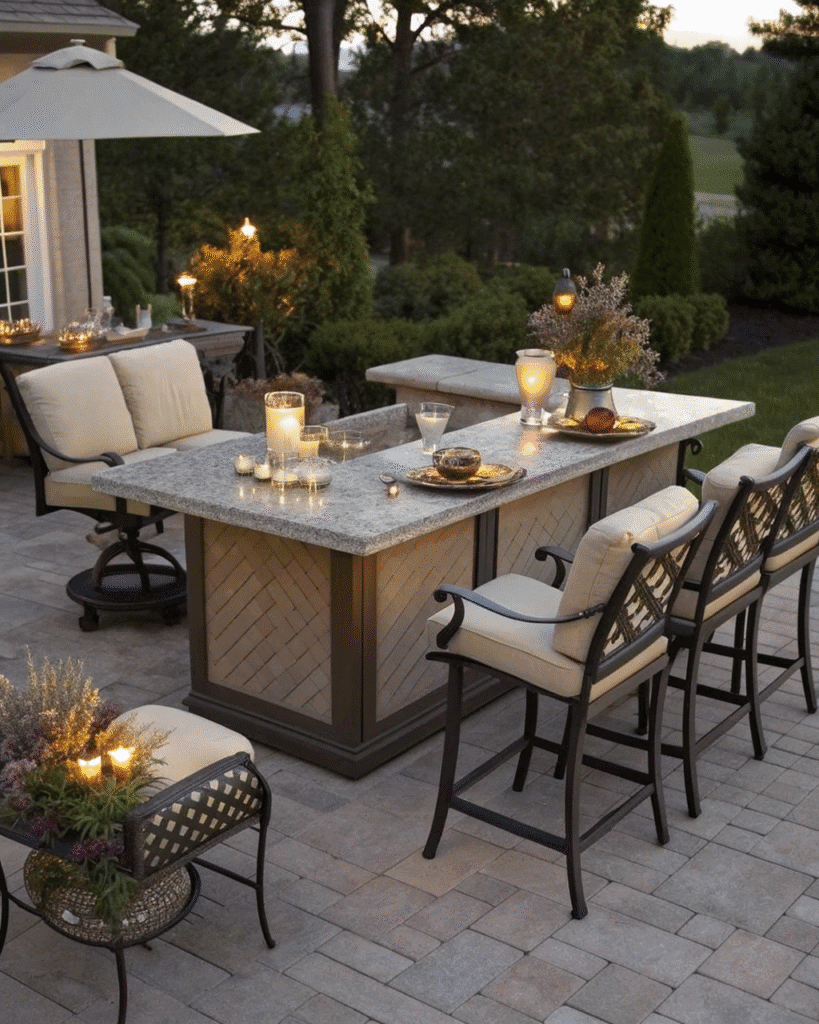 patio bar ideas for outdoor entertaining bar isla