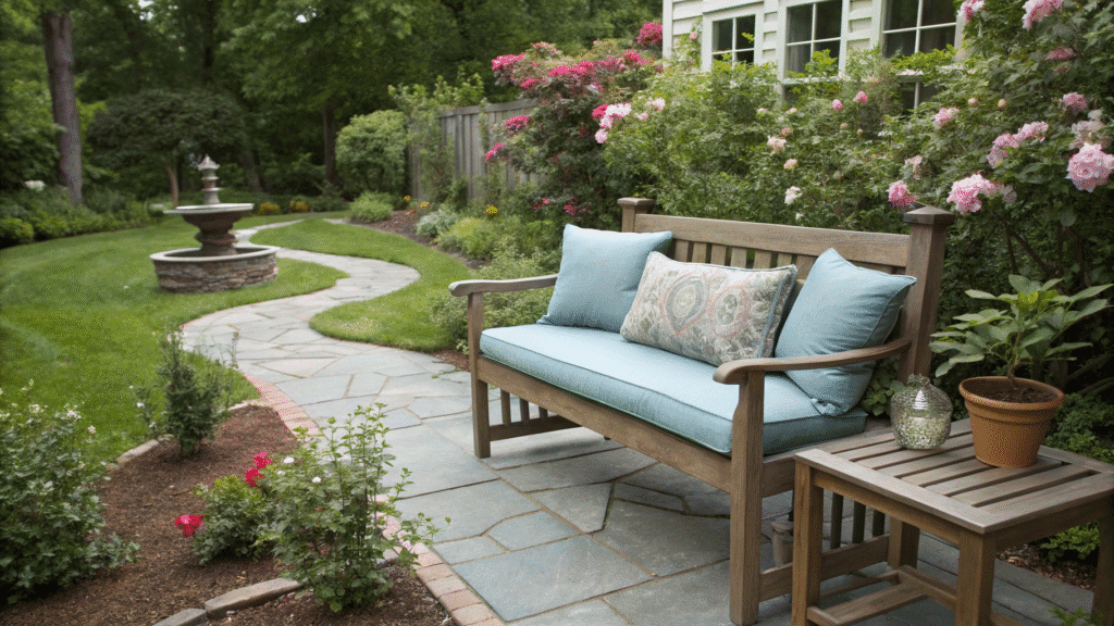 patio bench ideas for extra seating