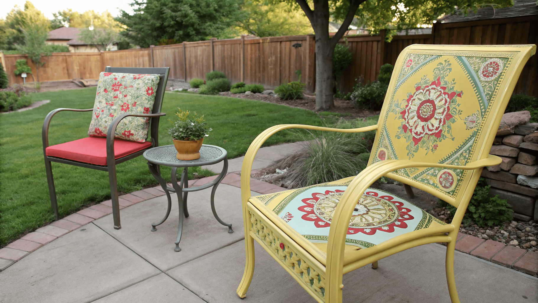 11+ Patio Chair Makeover Ideas to Refresh Your Furniture