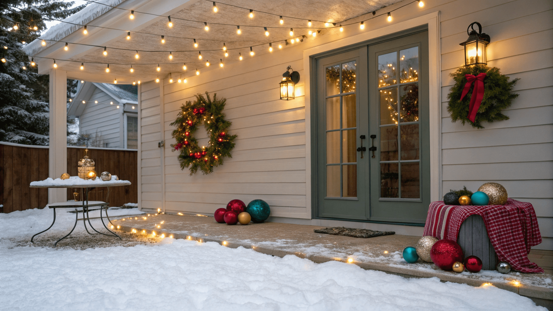 16+ Patio Christmas Decor Ideas for a Festive Touch
