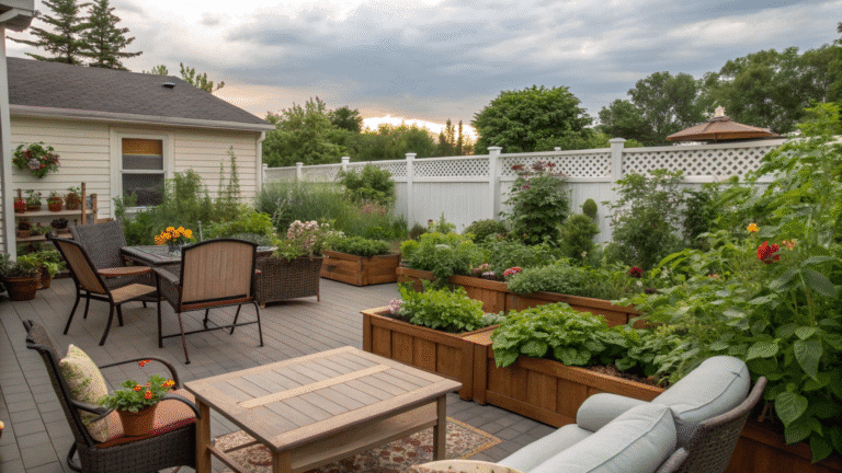 patio garden ideas to add greenery