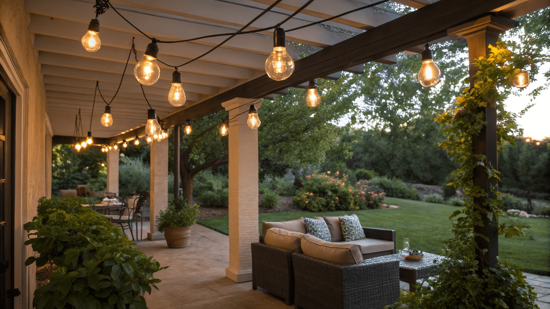17+ Patio Hanging Light Ideas to Add a Glow