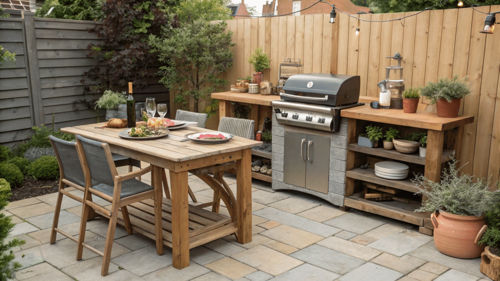 patio kitchen diy ideas for outdoor cooking