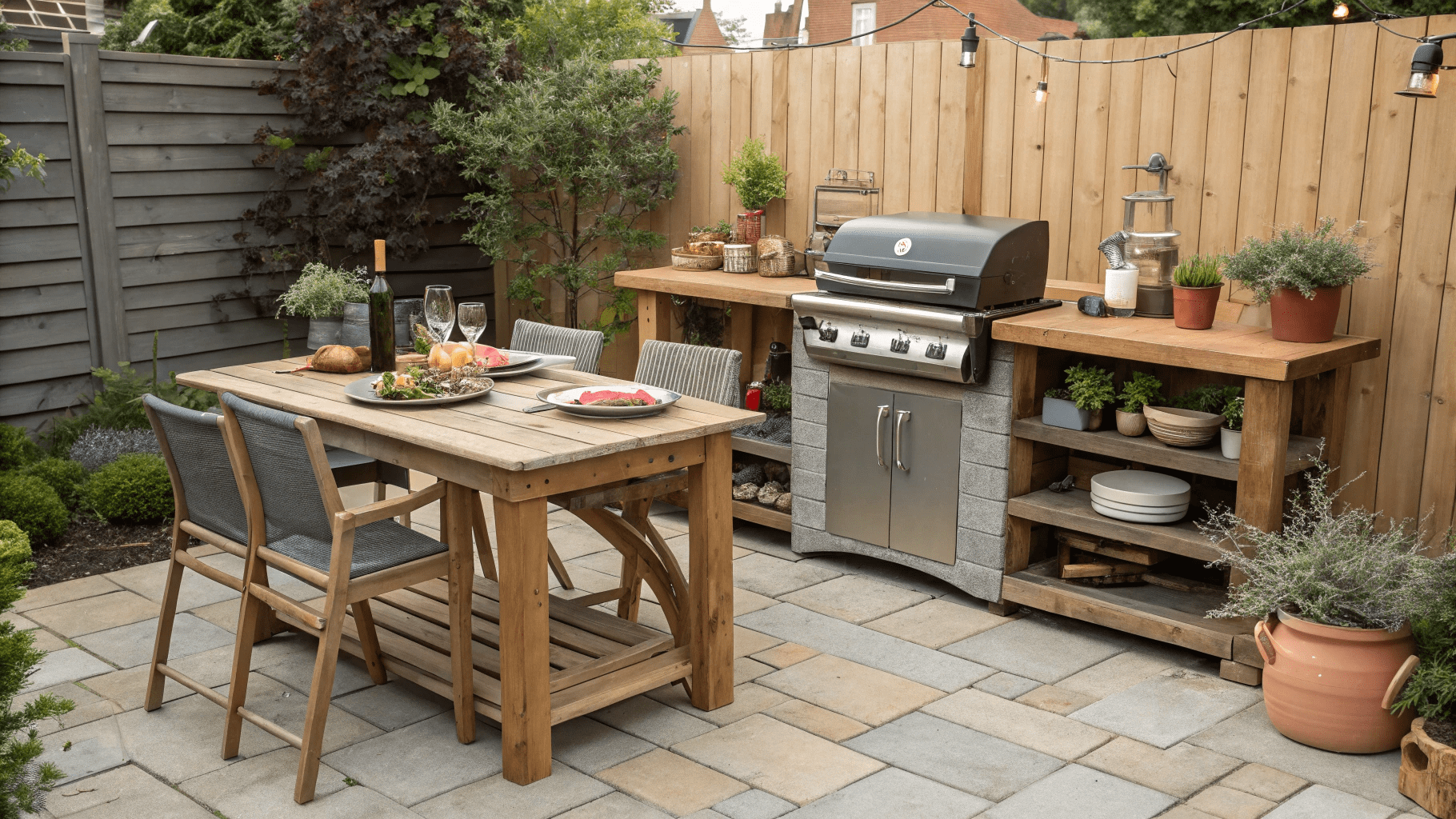 13+ Patio Kitchen DIY Ideas for Outdoor Cooking