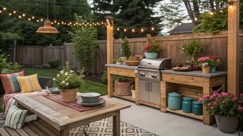 patio kitchen diy ideas you can try at home