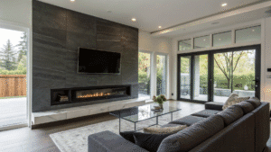 17+ Sleek Built-In Fireplace Ideas for Living Room