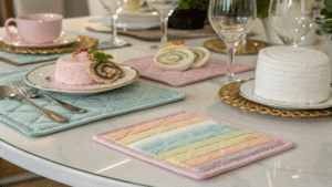 14+ Soft Layered Color Coasters for Elegant Dining Decor