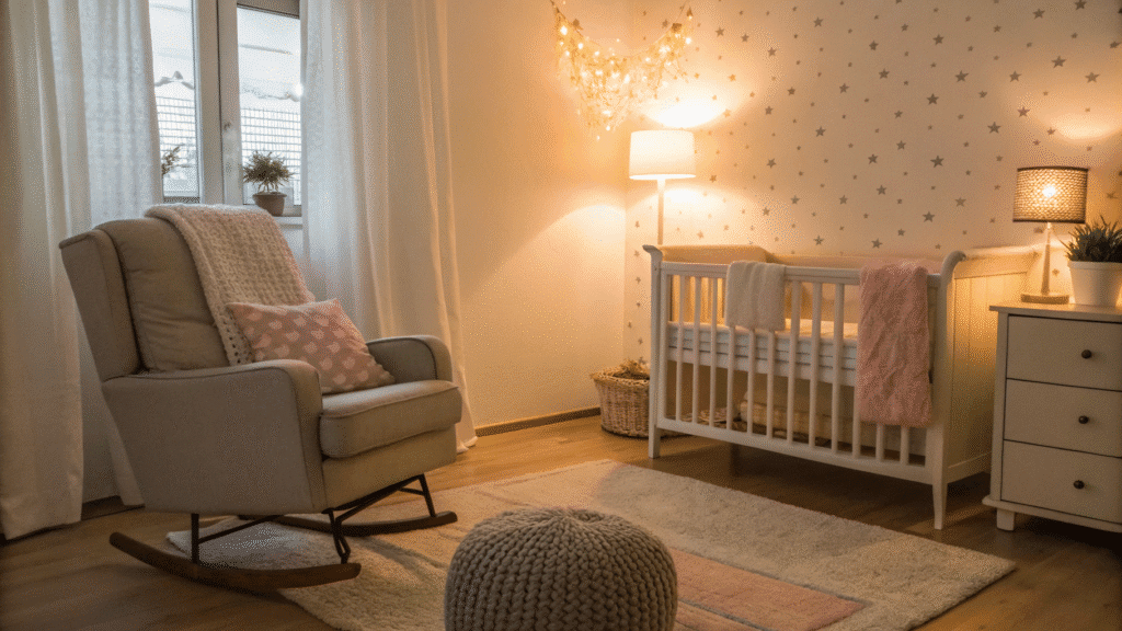 soft lighting ideas for a soothing nursery