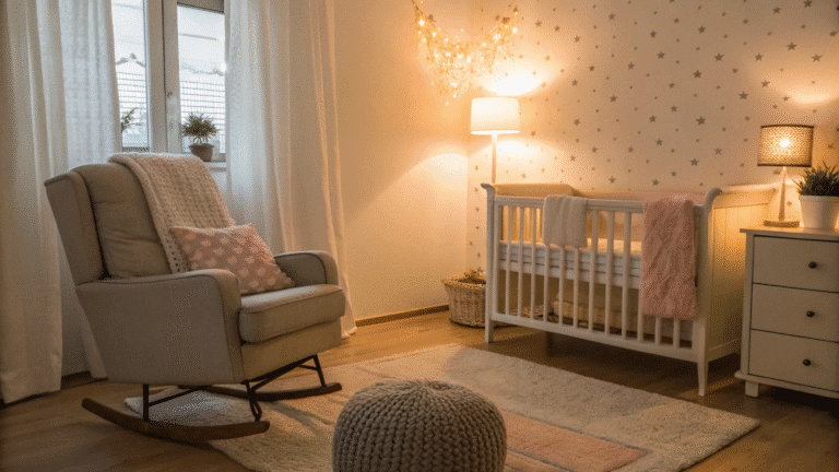 soft lighting ideas for a soothing nursery
