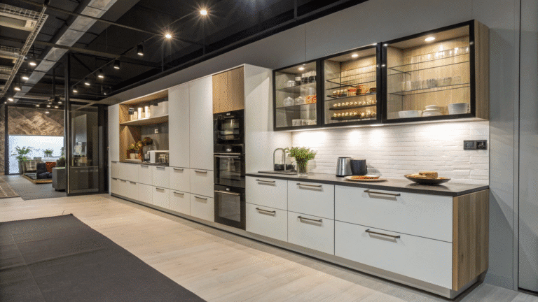 space saving floating cabinet ideas