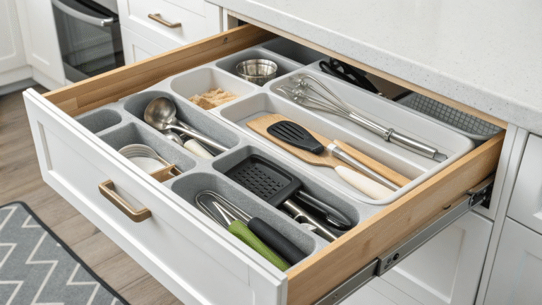 space saving kitchen drawer organizer ideas