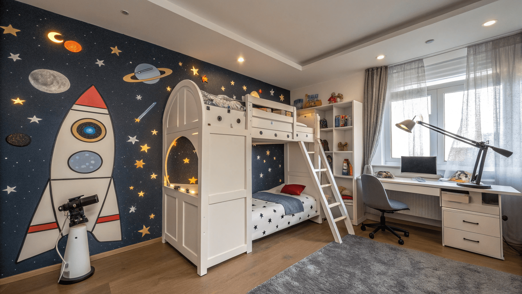11+ Space-Themed Kids Room Ideas for Little Astronauts