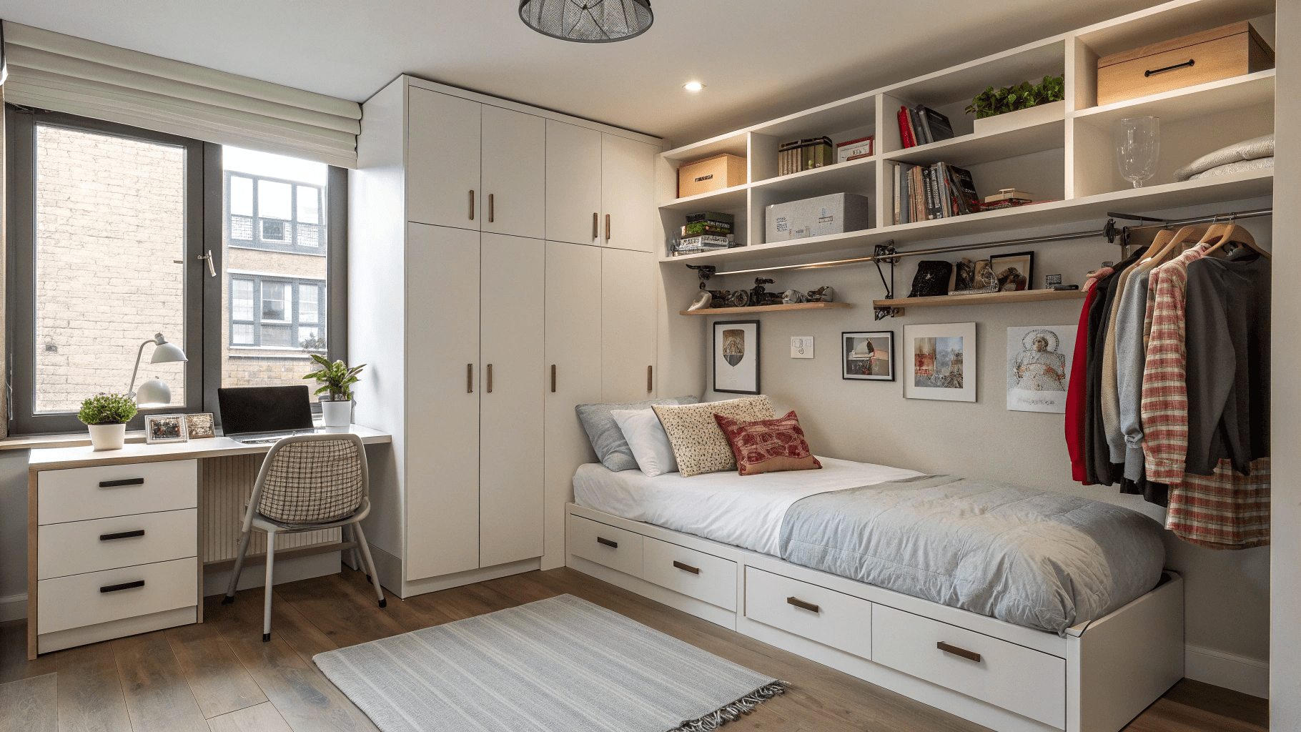 15+ Studio Apartment Bedroom Ideas to Save Space