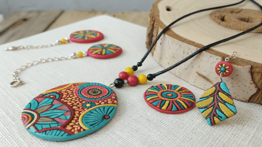 stylish polymer clay jewelry