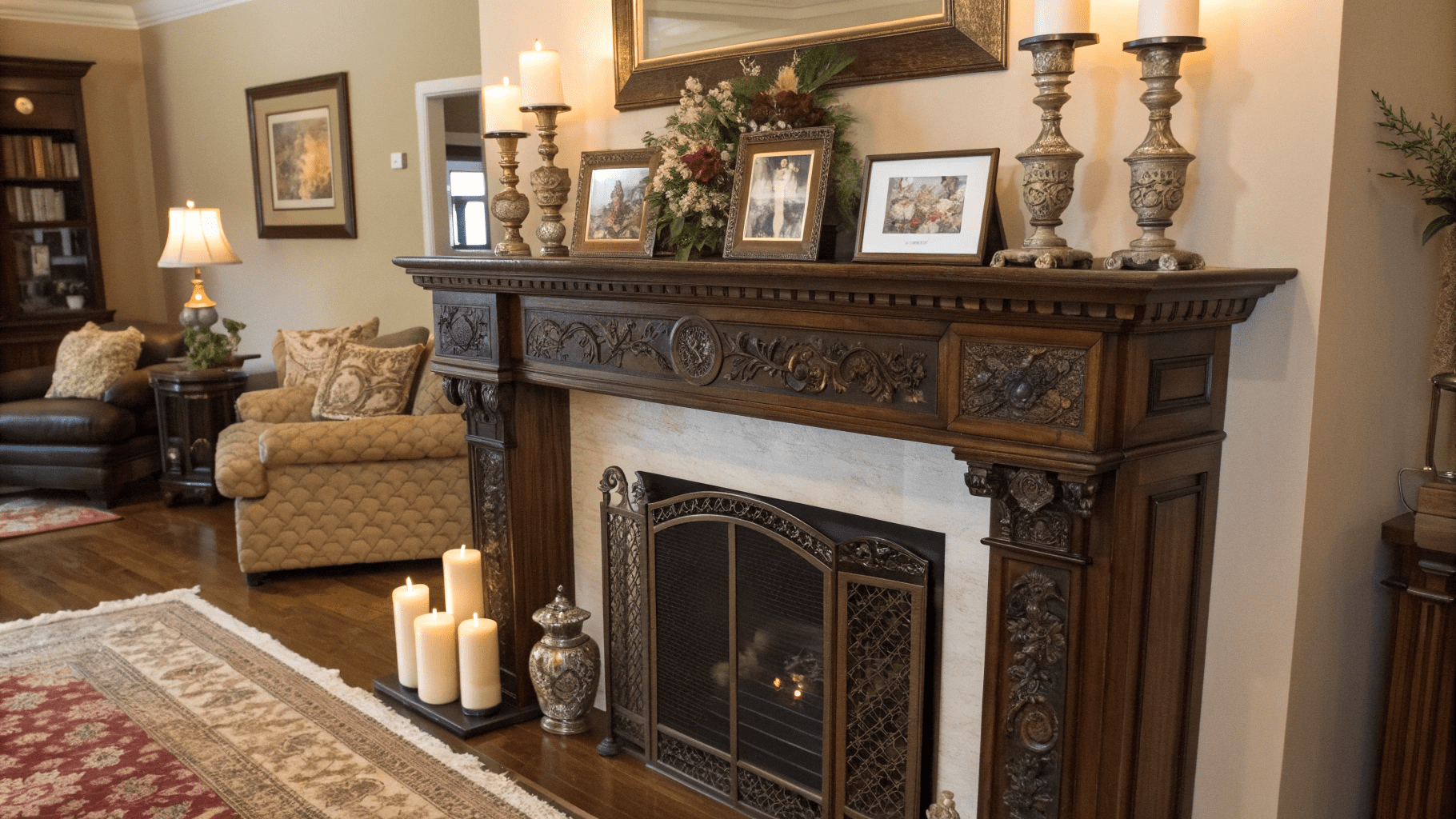 15+ Traditional Fireplace Mantel Ideas That Never Go Out of Style