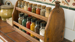 19+ Vintage Spice Rack Styling Ideas
