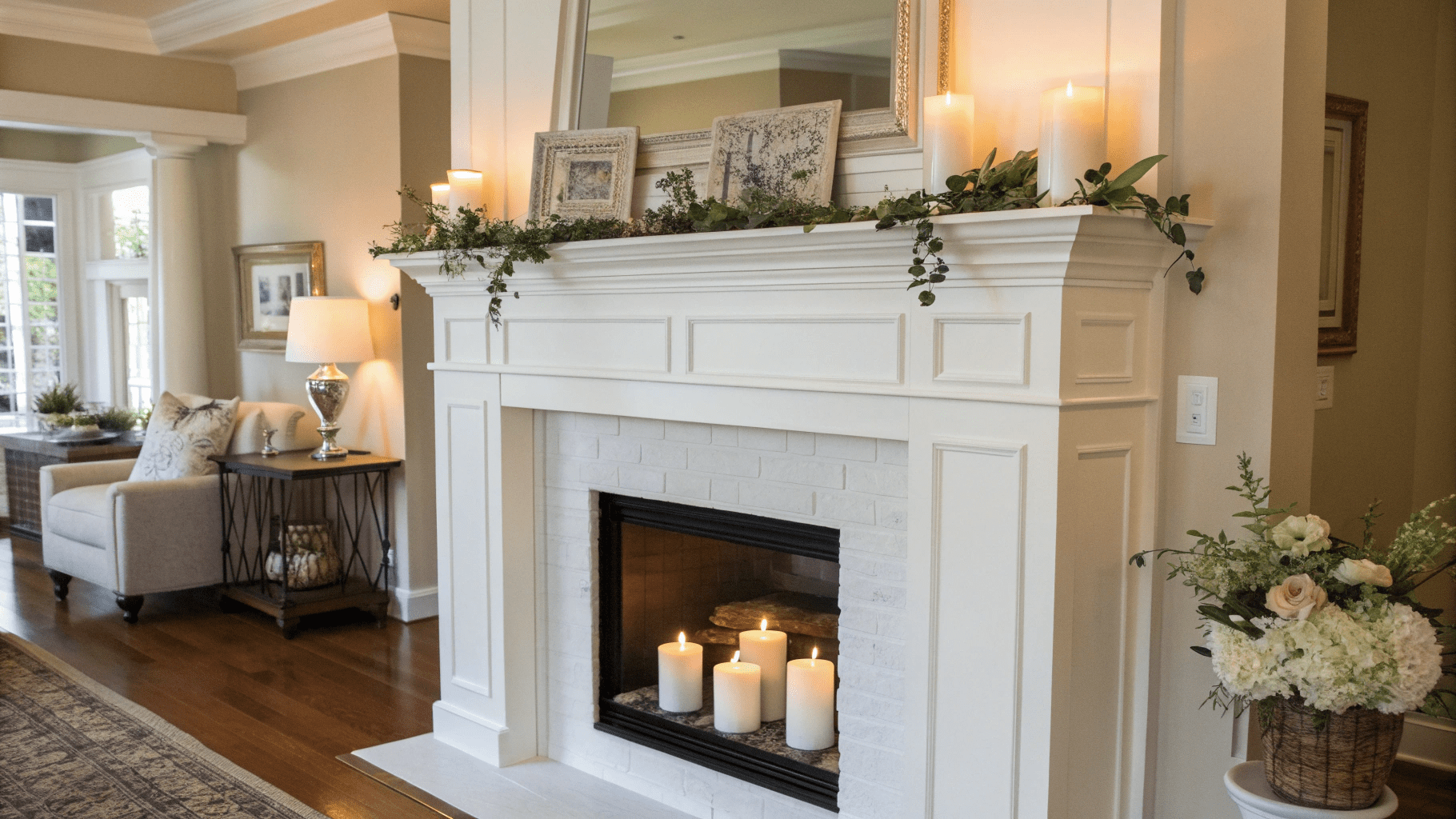 13+ White Fireplace Mantel Ideas That Brighten Any Room
