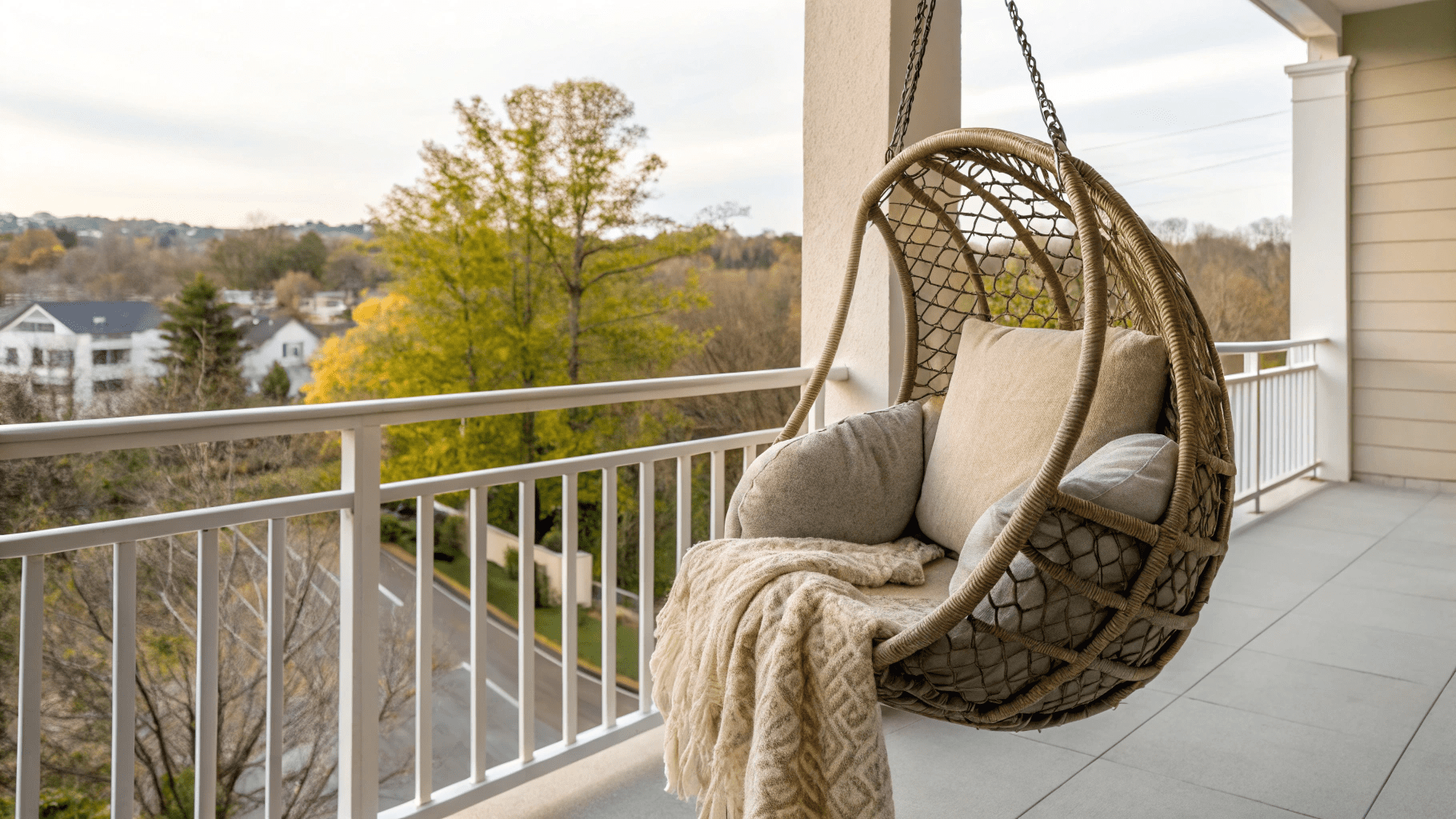 12+ Balcony Swing Chair Styling Ideas