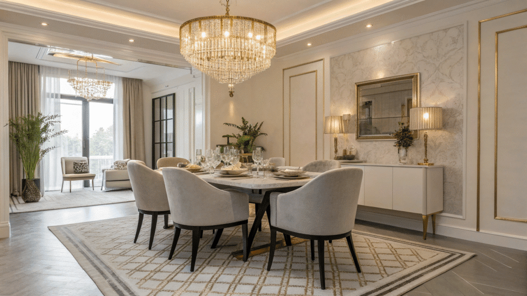 chic dining room makeover ideas