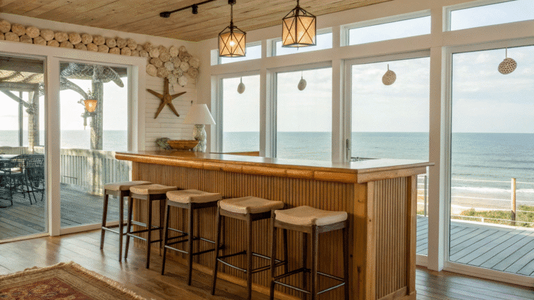 coastal home bar ideas