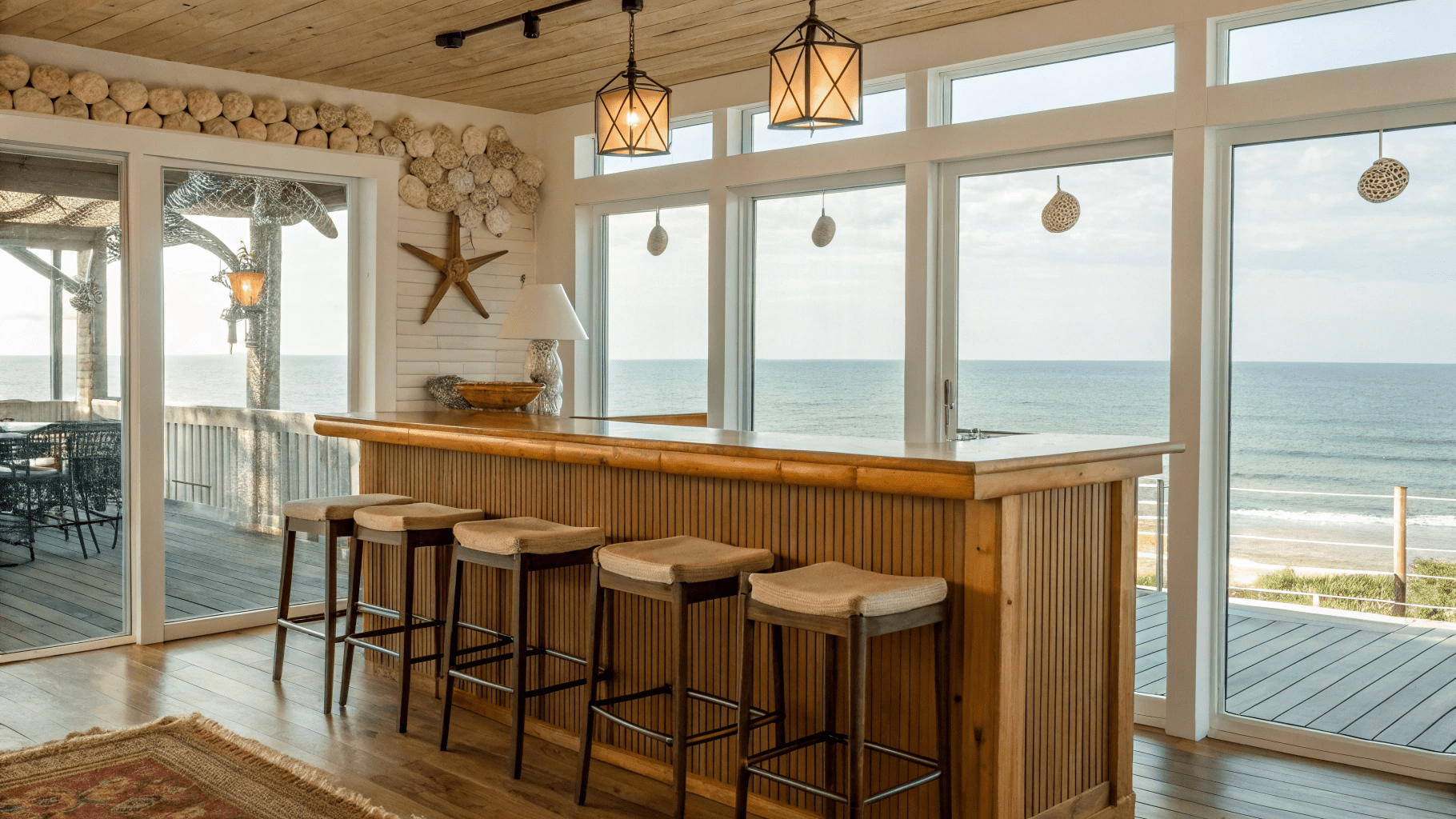14+ Coastal Home Bar Ideas That Bring Vacation Energy Home