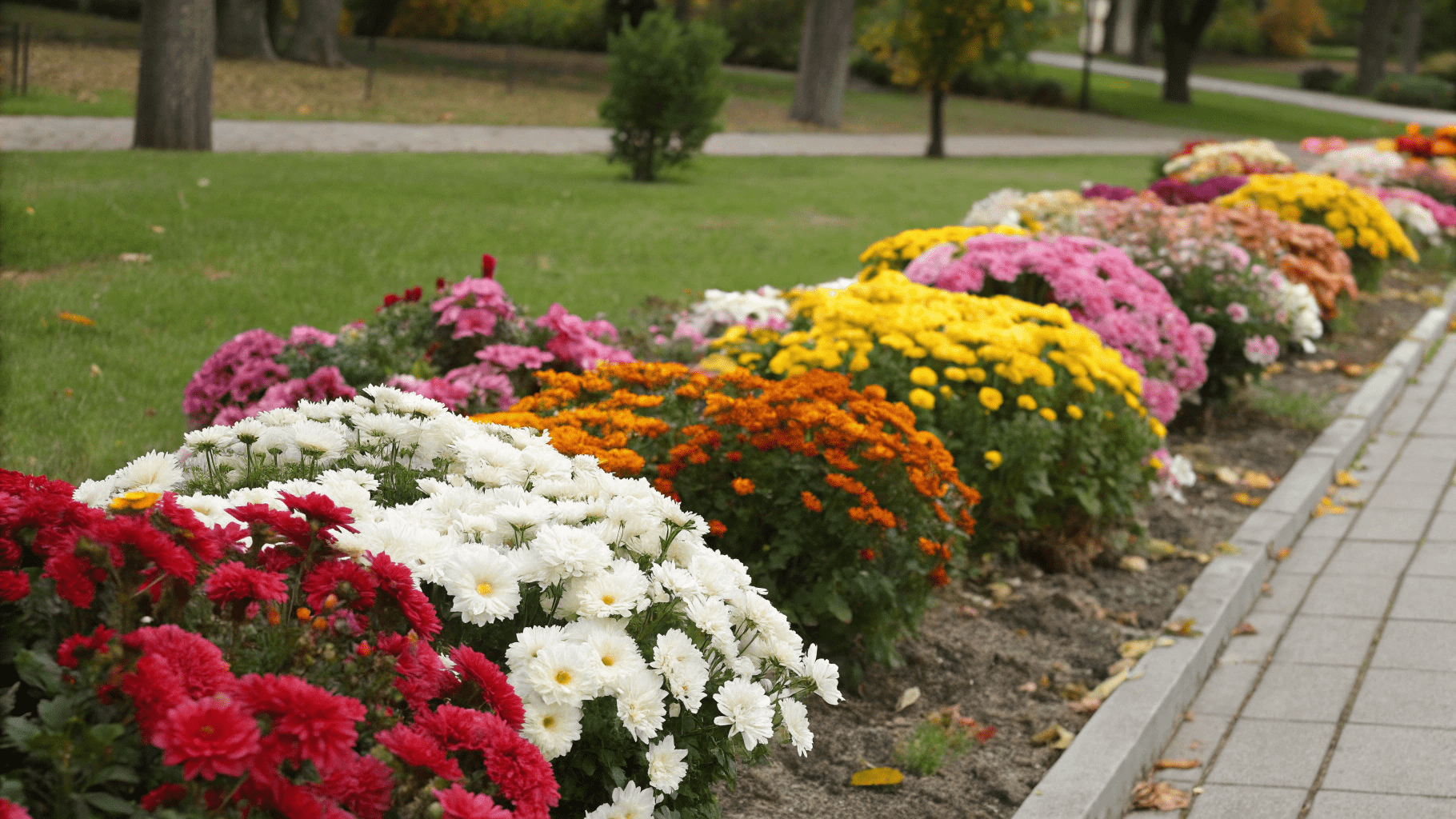 14+ Colorful Flower Bed Arrangements for Every Season