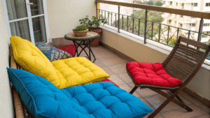 11+ Colorful Outdoor Cushion Combos for Your Balcony