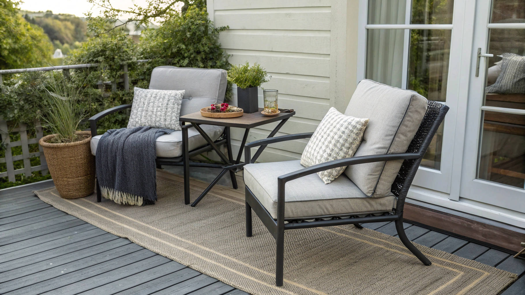 13+ Compact Deck Furniture Ideas That Maximize Comfort