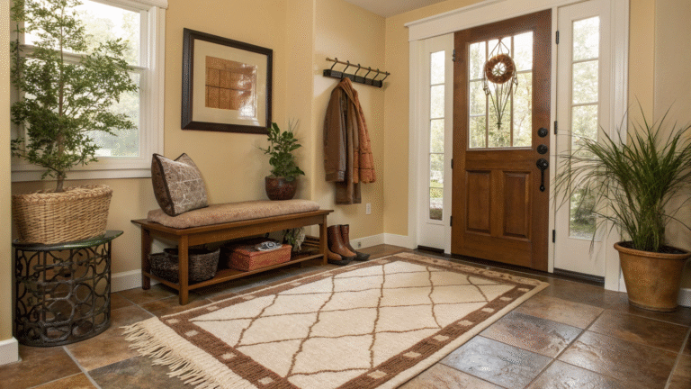 cozy entryway rug ideas to welcome guests warmly