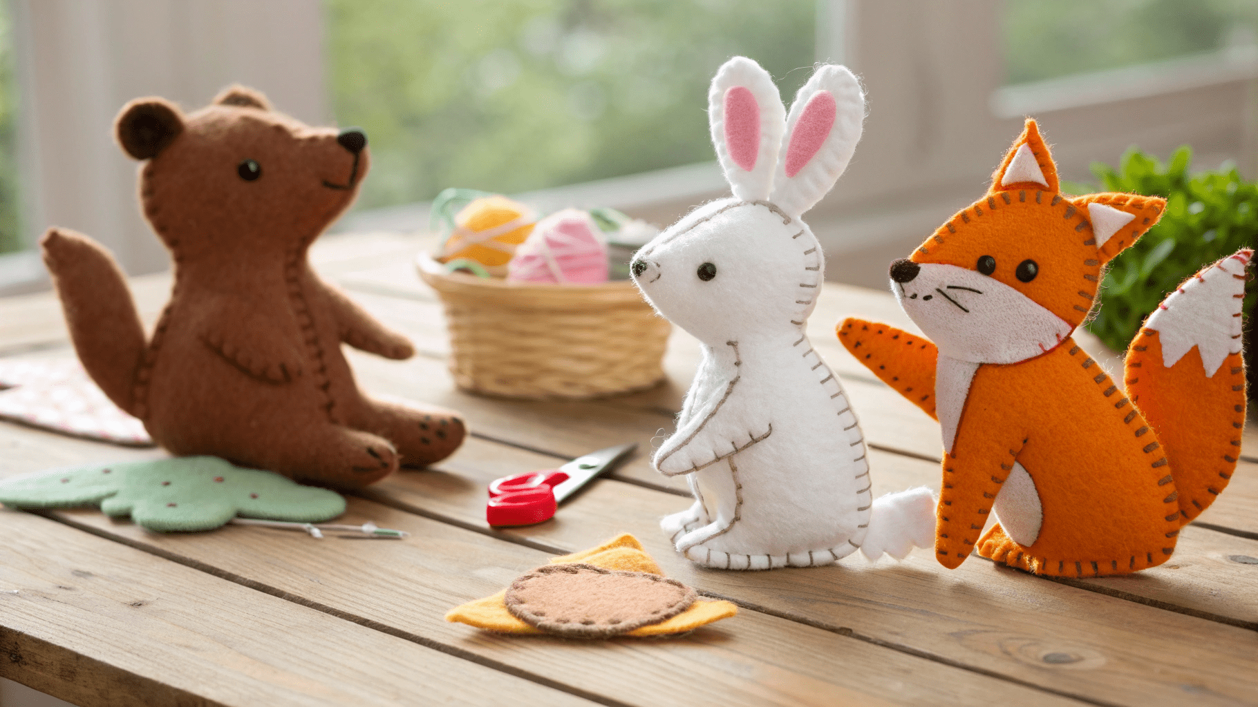 15+ DIY Felt Animal Crafts for Kids