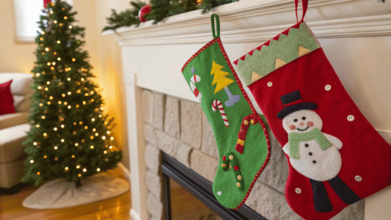 diy felt christmas stockings for kids