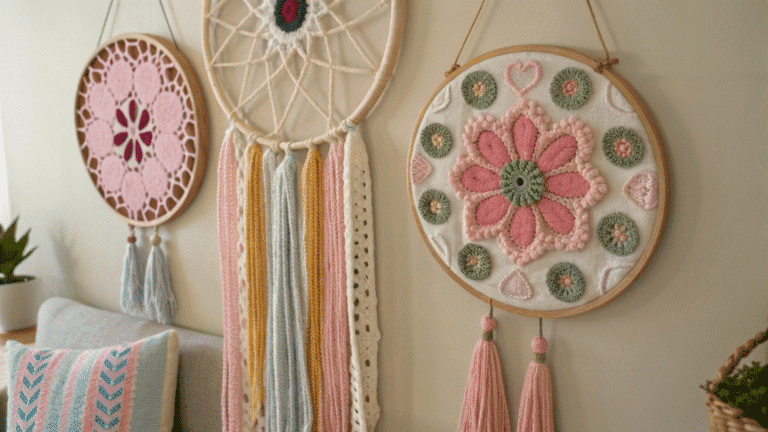 diy felt wall hangings for women