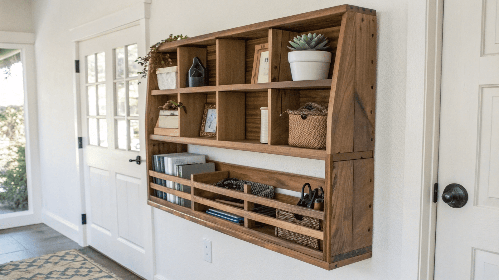 12+ DIY Floating Wall Organizer Ideas for Office