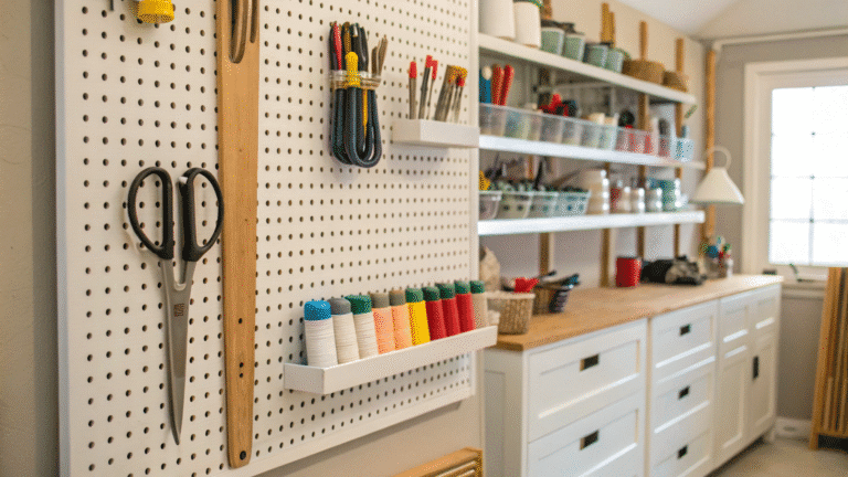 diy pegboard organization ideas for craft rooms 1 1