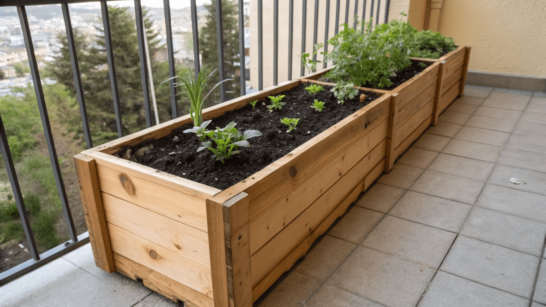 14+ DIY Planter Box Ideas for Balcony Gardens