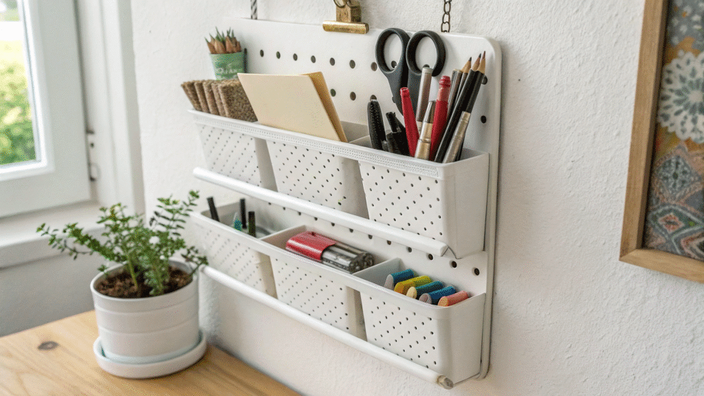 diy wall organizer ideas for stationery