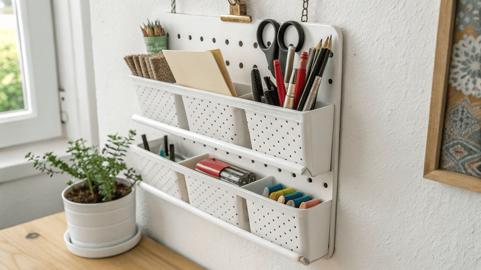 13+ DIY Wall Organizer Ideas for Stationery