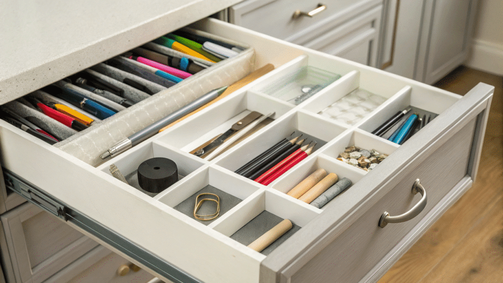 drawer organizer ideas to declutter