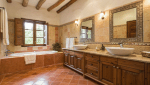 14+ Earth-Toned Bathroom Designs That Feel Peaceful and Warm