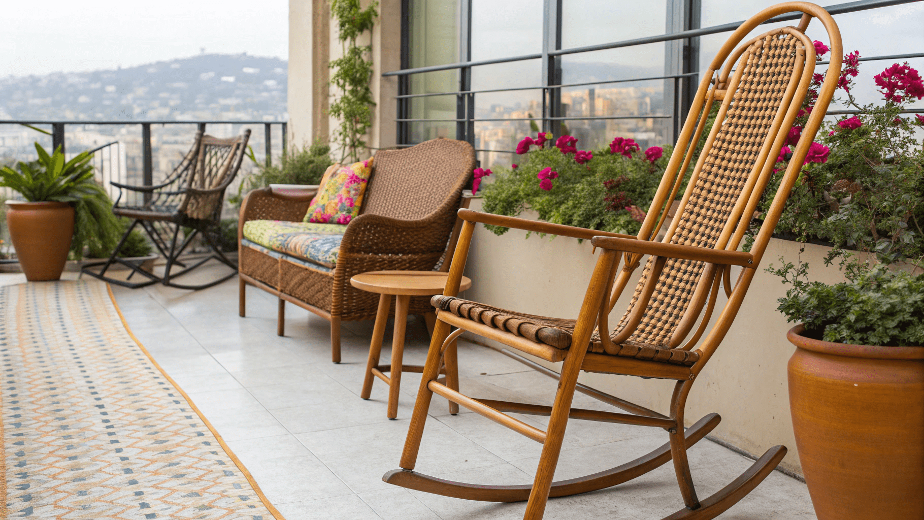 14+ Eclectic Chair Combos for a Fun Balcony Look