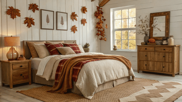 fall bedroom decor ideas 1