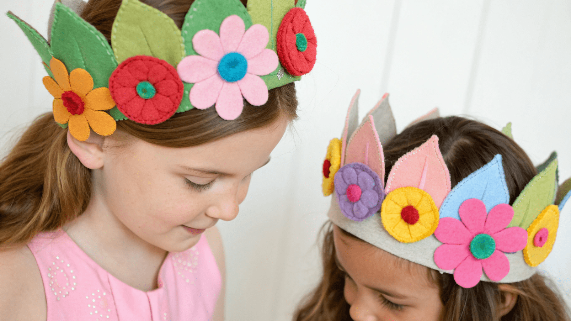 12+ Felt Flower Crowns DIY for Girls