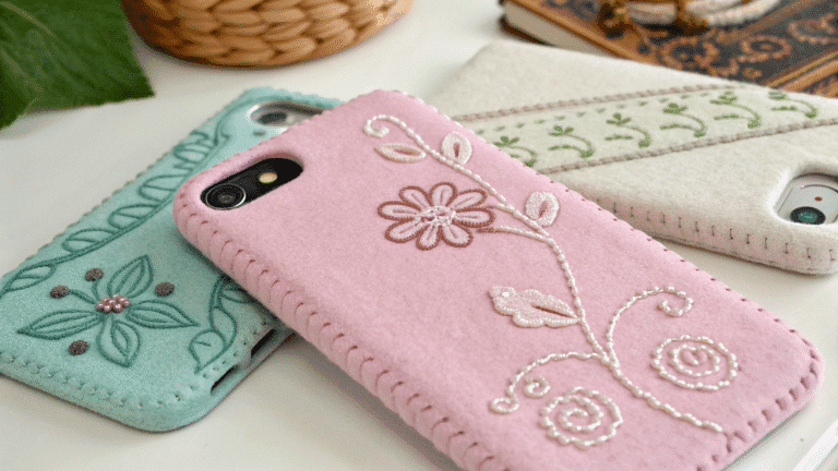 felt phone cases diy for women