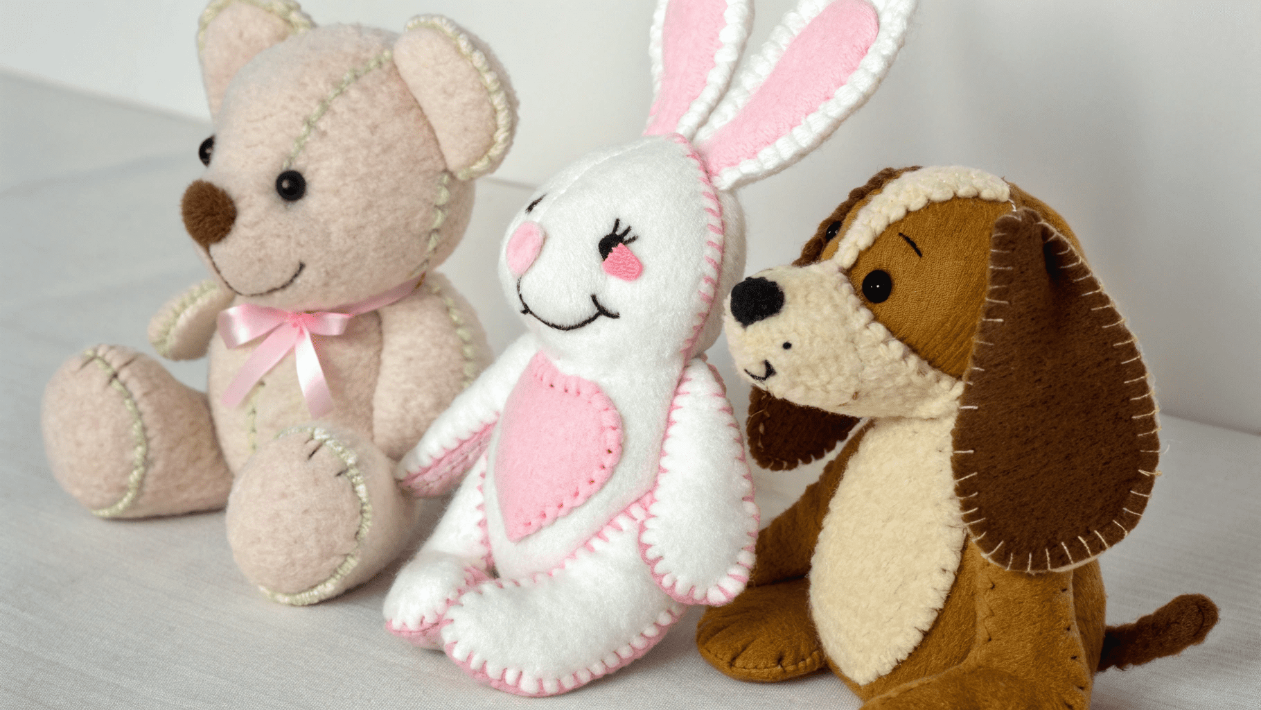 18+ Felt Stuffed Animals for Toddlers