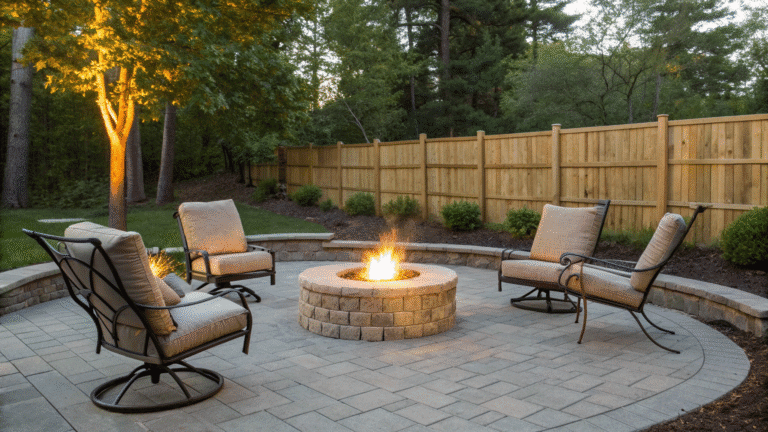 fire pit seating arrangement ideas