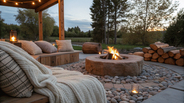 fire pit seating ideas for cozy gatherings
