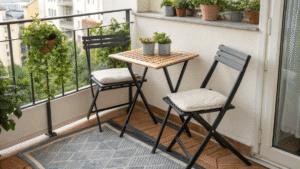 17+ Foldable Furniture Ideas for Space-Saving Balconies
